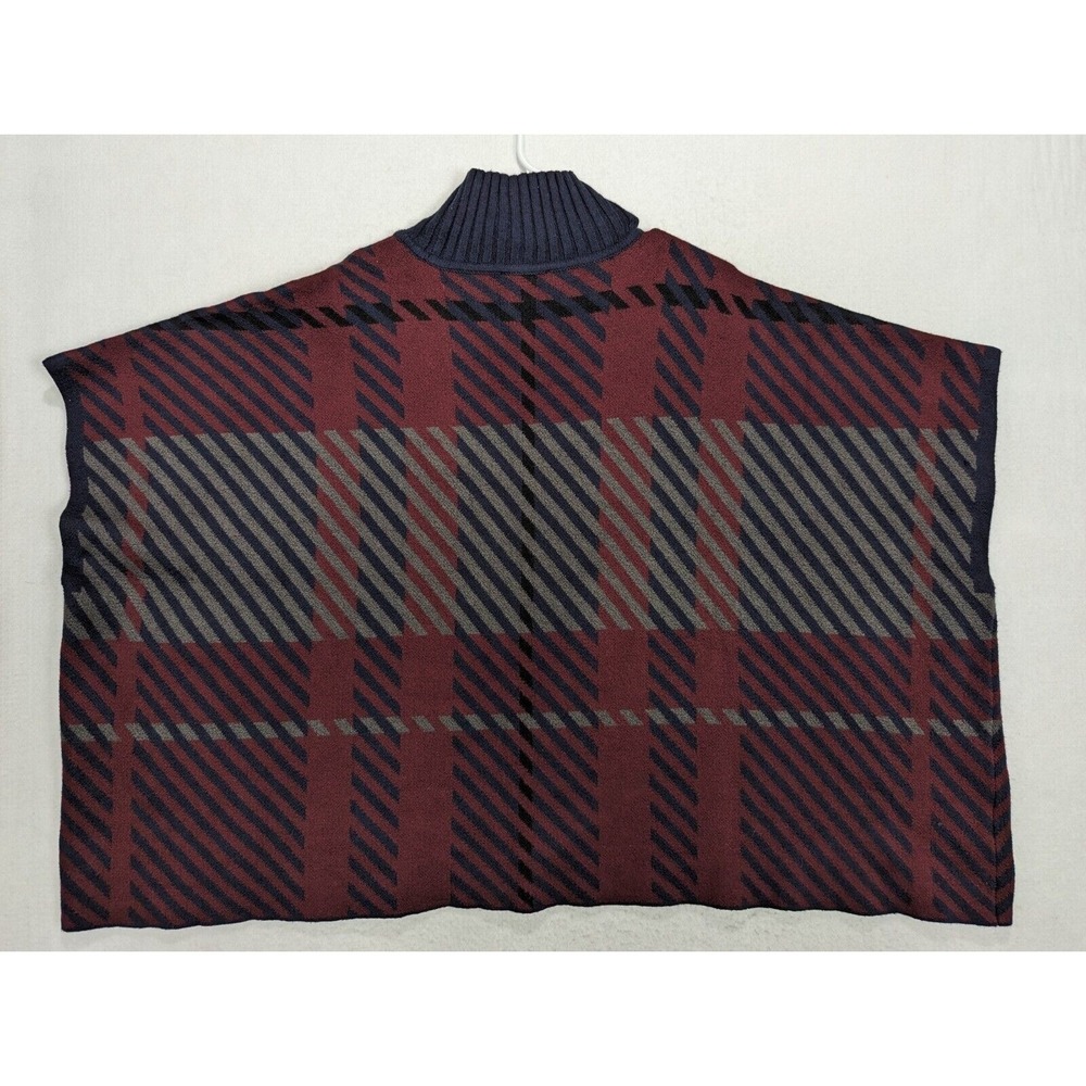 Ann Taylor Turtleneck Sweater Poncho Size XS / S Pullover Knit Cotton Blend - Picture 5 of 8